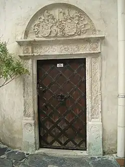 Ädikulaportal 16. Jahrhundert