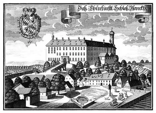 Alte Ansicht von Schloss Isareck