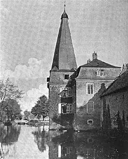 Turm des Herrenhauses vor 1905