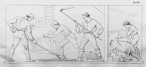 30. Dreschen, Schweinestall (W&nbsp;I).