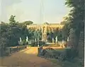 Schloss Sanssouci mit den Terrassen, 1843