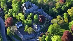 Schloss Schönstein, Luftaufnahme