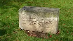 Stein mit Vers Friedrich von Matthissons