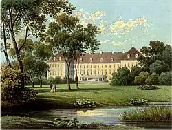 Schloss Warmbrunn um 1860, Sammlung Alexander Duncker