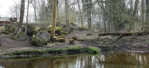 Überreste des Herrenhauses Wiebendorf