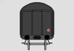 Fahrzeuge mit eingebauten Schluss­lichtern zeigen mindestens ein rotes Licht.