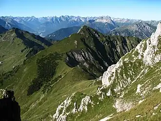 Schneid aus Nordosten von der Gehrenspitze