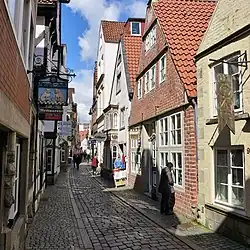 Vorne Schnoor 10, um 1780