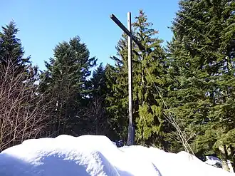 Gipfelkreuz auf dem Schopf