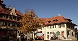 Häuser der Eisenbahnersiedlung Schoren in St. Gallen,