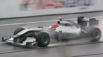 Michael Schumacher beim Qualifying in Malaysia 2010