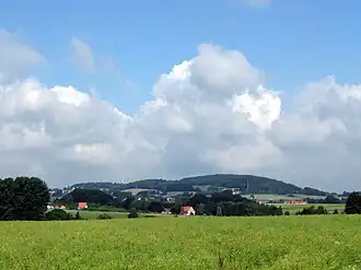 Eggeberg (Mitte) und Dornberg (Rechts)