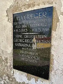 Max Reger Gedenktafel (2022)