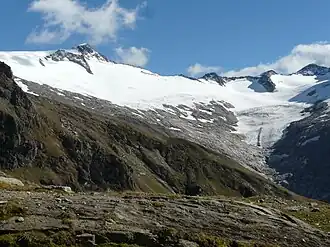 Schwarzensteinkees mit Schwarzenstein, 2014