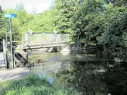 Kreuzung des Schwebelbachs mit dem Dachau-Schleißheimer-Kanal