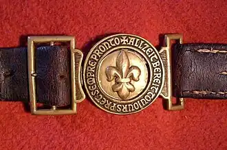 Koppelschloss Schweizer Pfadfinder