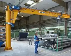 Säulenschwenkkran mit Kettenzug