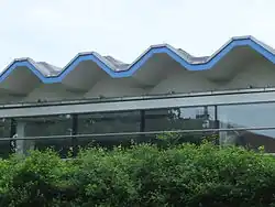 Schwimmhalle Fischerinsel (Berlin) mit VT-Falte, 1977–1979[5]