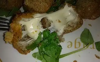 Käsefüllung eines Sciatt