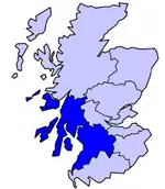 Lage in Schottland