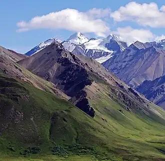 Blick von Norden vom Eielson Visitor Center