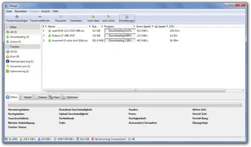 Deluge 1.3.5 unter Windows 7