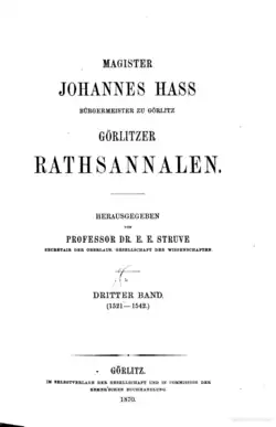 aufeinanderfolgende Titelseiten im von E. E. Struve herausgegebenen Band