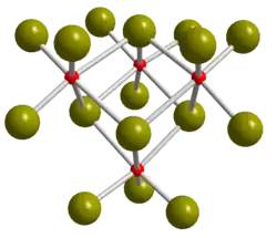 Kristallstruktur von Selentetrabromid