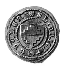 Siegel des Heinrich von Meteler (um 1408)
