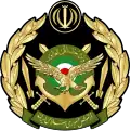 Abzeichen der Armee der Islamischen Republik Iran.
