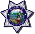 Stern des Sheriffs im San Diego County