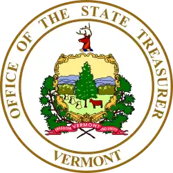 Siegel des State Treasurer von Vermont