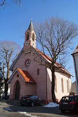 Perlach: protestantische St.-Paulus-Kirche (Georg Friedrich Ziebland 1849)