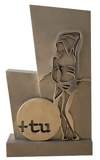 Skulptur des Estatua-Preises