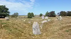 Treudd auf dem Gräberfeld von Seby