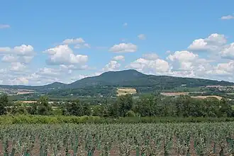 Sedlo von Ploskovice aus gesehen