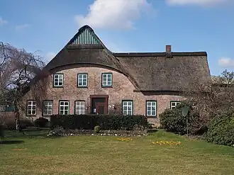 Halbkreuzhaus in Seester-Kurzenmoor Bauzeit 18. Jahrhundert