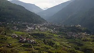 Segonzano mit seinen Ortsteilen