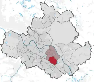 Lage des statistischen Stadtteils Seidnitz/Dobritz in Dresden