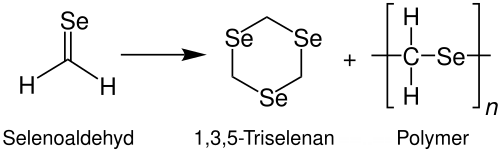 Trimerisierung und Polymerisierung von Selenoformaldehyd