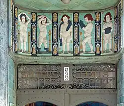 Majolikafries Kleinpelzwaren