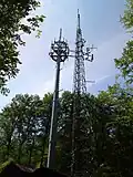 Sendeanlage im Jahr 2011, noch mit Stahlfachwerkturm