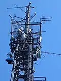 Spitze des Sendeturms