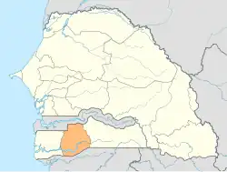 Die Region Sédhiou in Senegal
