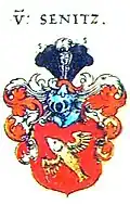 Wappen derer von Senitz in Johann Siebmachers Wappenbuch von 1605