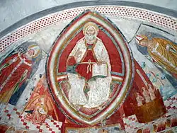 Kirche San Donato, Fresko in der Apsis