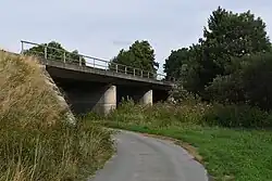 Bahnbrücke über die Saale