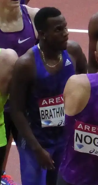 Shane Brathwaite Rang fünf in 13,31&nbsp;s