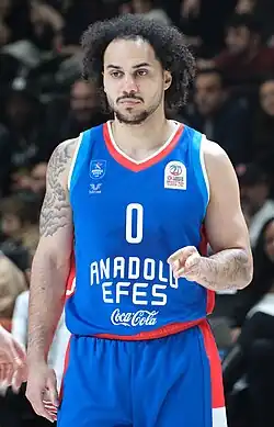 Larkin mit Anadolu Efes im November 2018