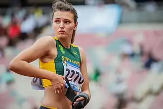 Shannon Verster bei den Afrikameisterschaften 2024 in Douala